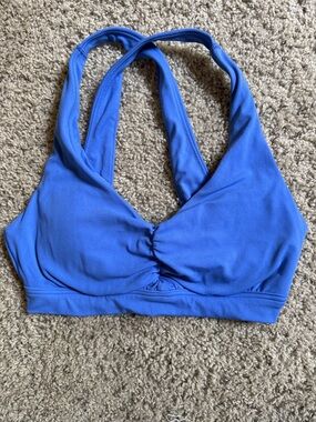 aerie Blue Padded Sports Bra